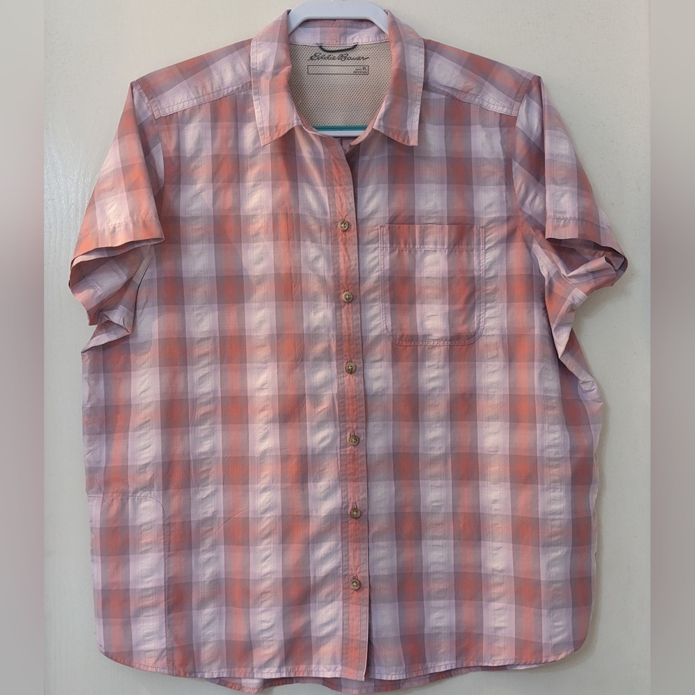 Eddie Bauer short sleeve shirt Women’s Active Outdoor Vented PL
